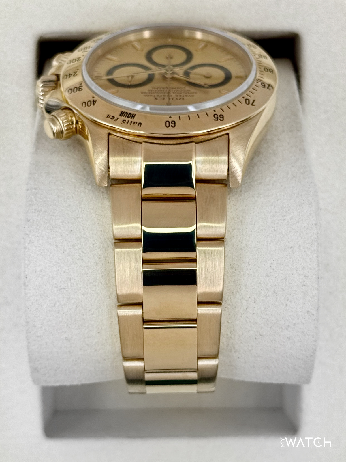 1997 Rolex Daytona 40mm 16528 Yellow Gold Champagne Dial
