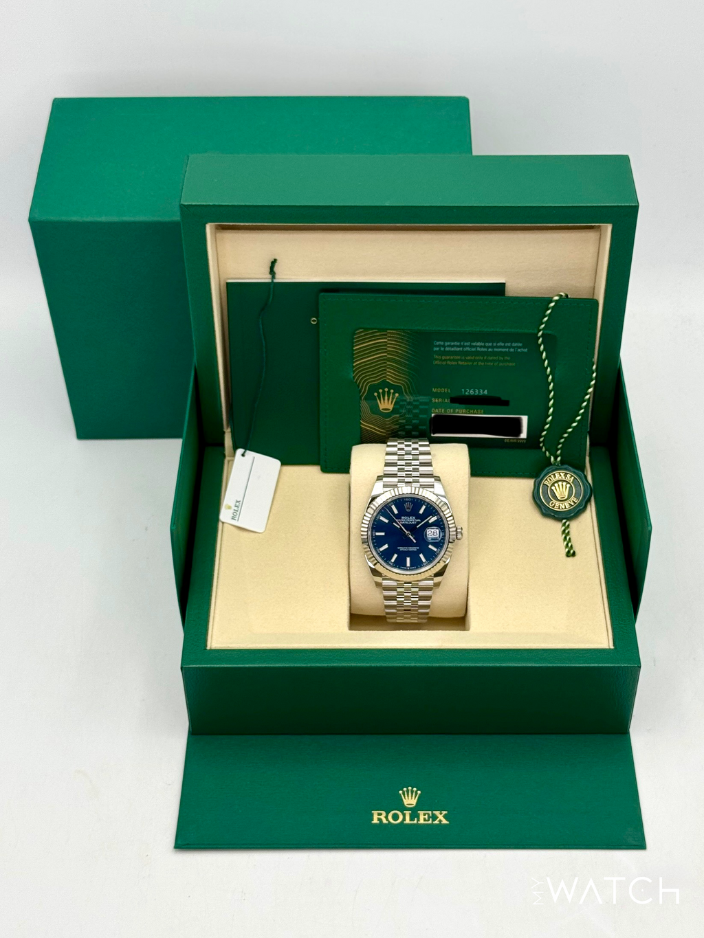 NEW 2026 Rolex Datejust 41mm 126334 Stainless Steel Jubilee Blue Dial