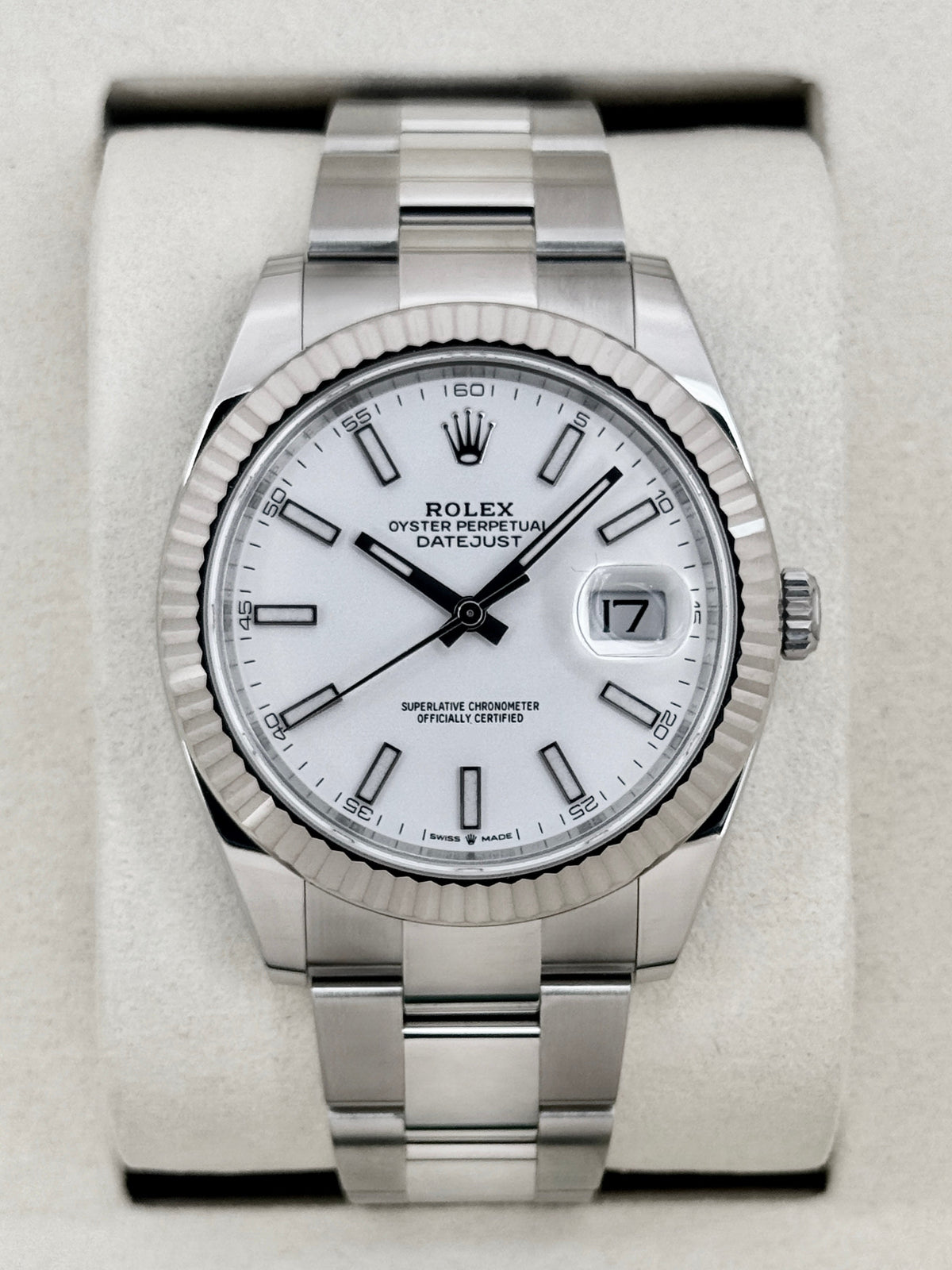 NEW 2026 Rolex Datejust 41mm 126334 Stainless Steel Oyster White Dial