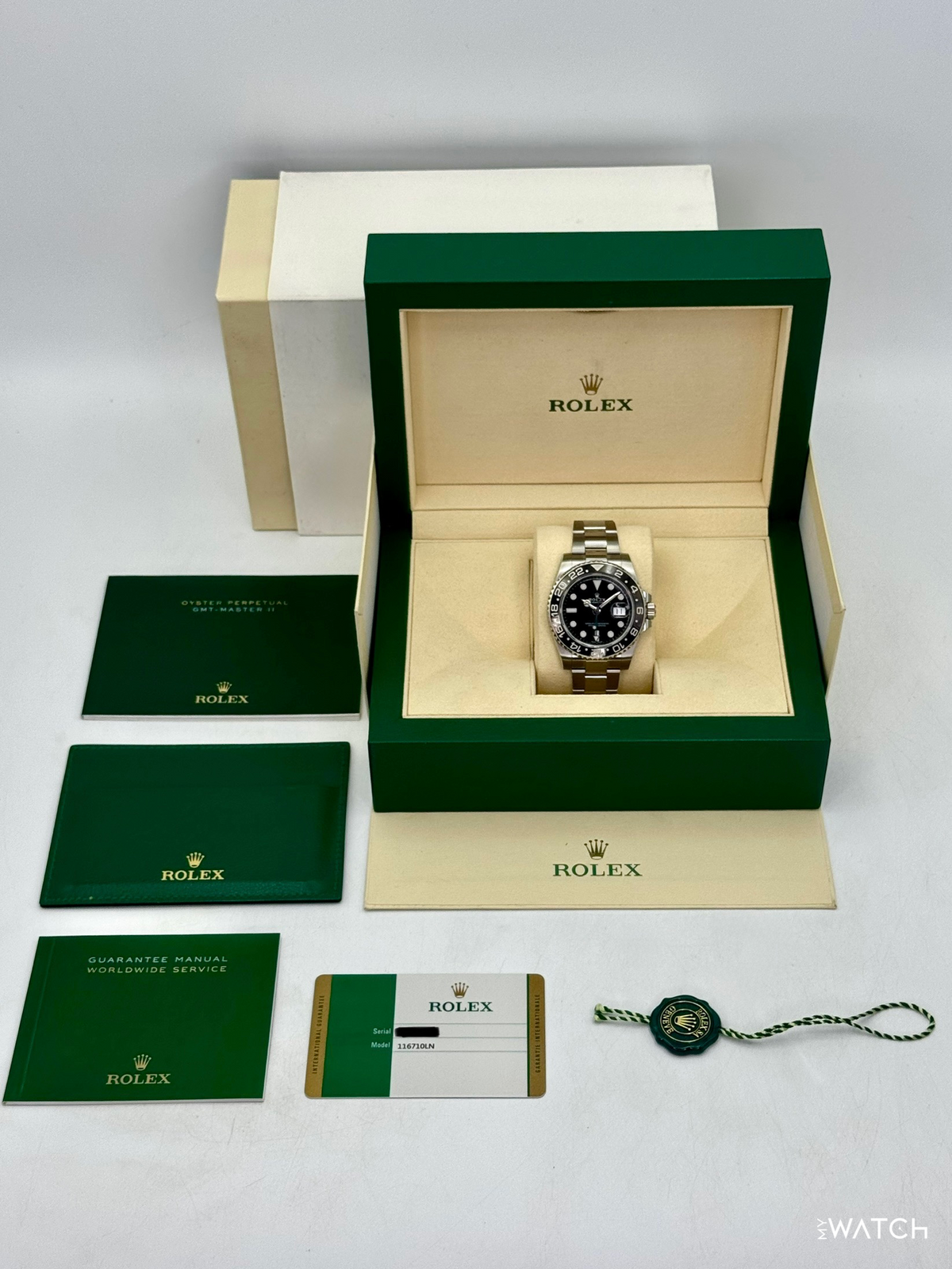 2018 Rolex GMT-Master II 40mm 116710LN Stainless Steel Black Dial
