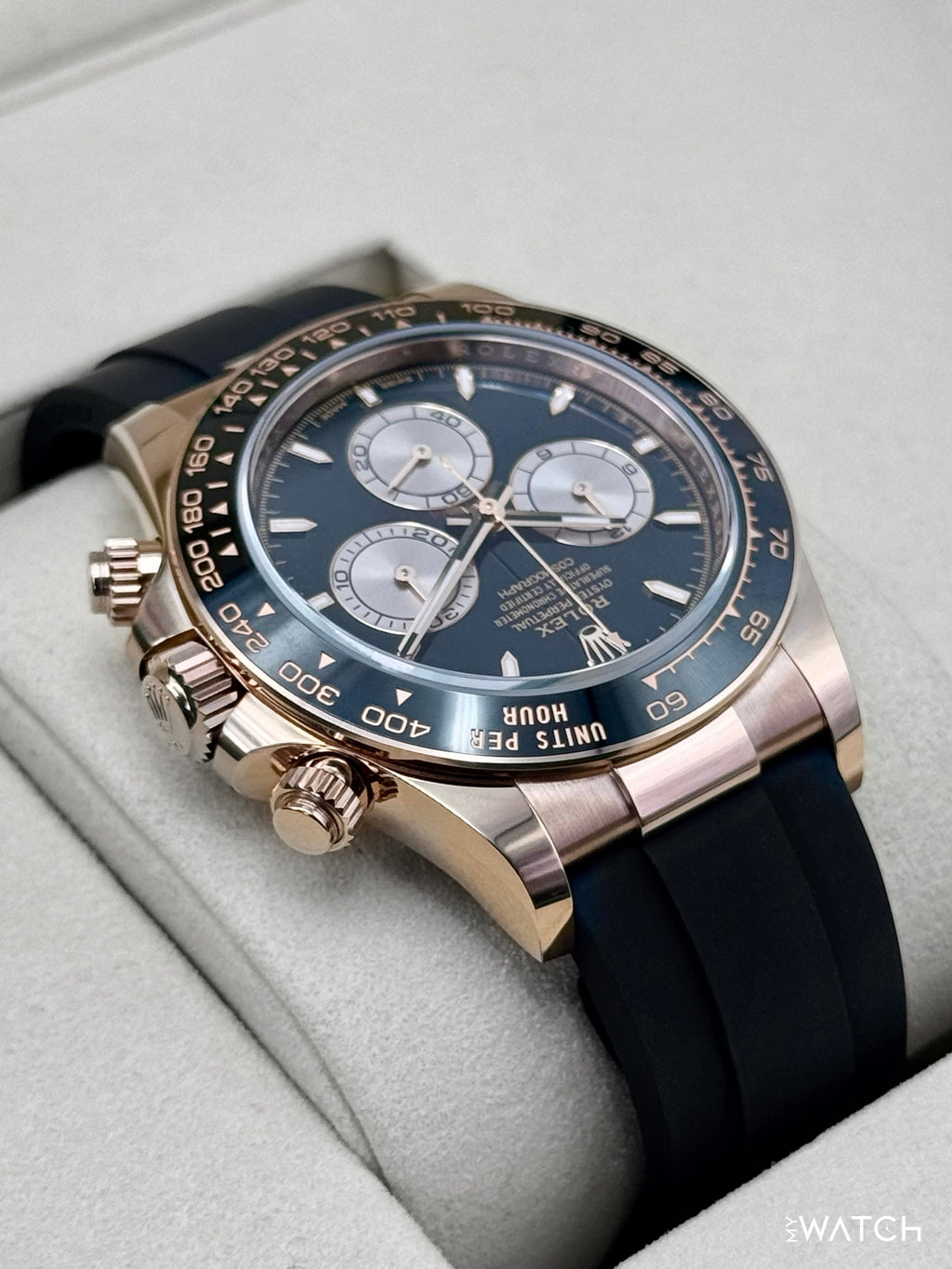 NEW 2026 Rolex Daytona 40mm 126515LN Rose Gold Oysterflex Black Dial