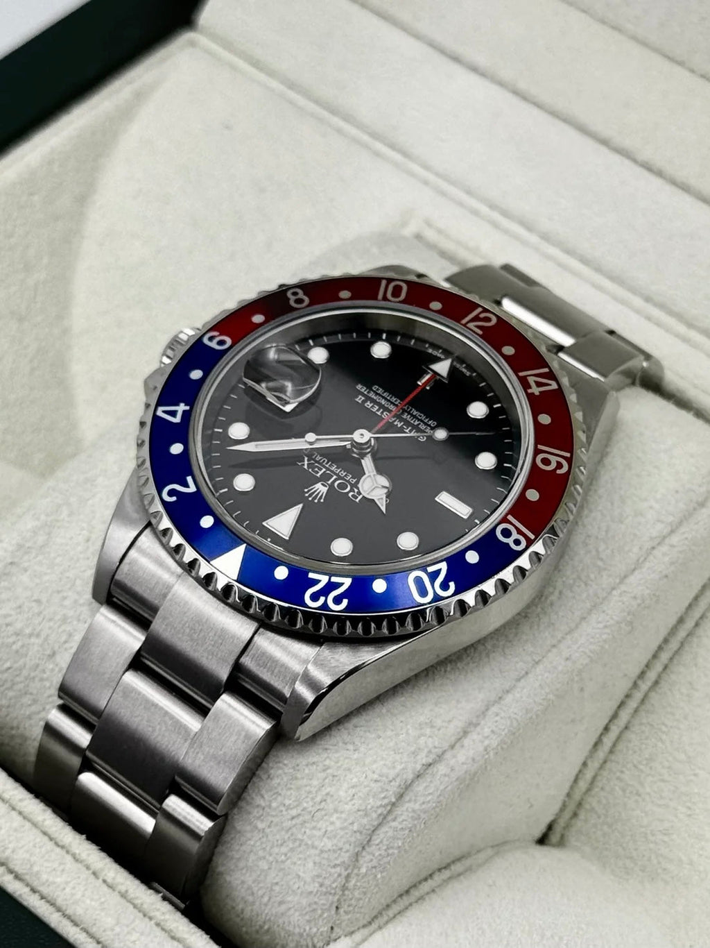 2005 Rolex GMT-Master II "Pepsi" 40mm 16710 Oyster (Collectors Set)