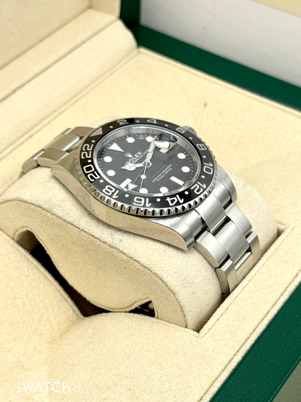 2019 Rolex GMT-Master II 40mm 116710LN Stainless Steel Black Dial