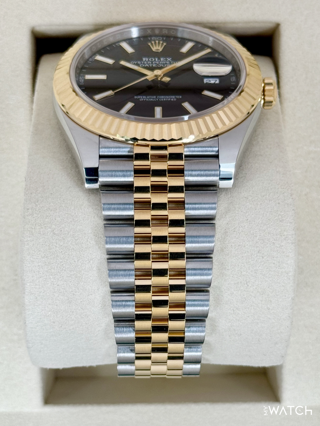 NEW 2026 Rolex Datejust 41mm 126333 Two-Tone Jubilee Black Dial