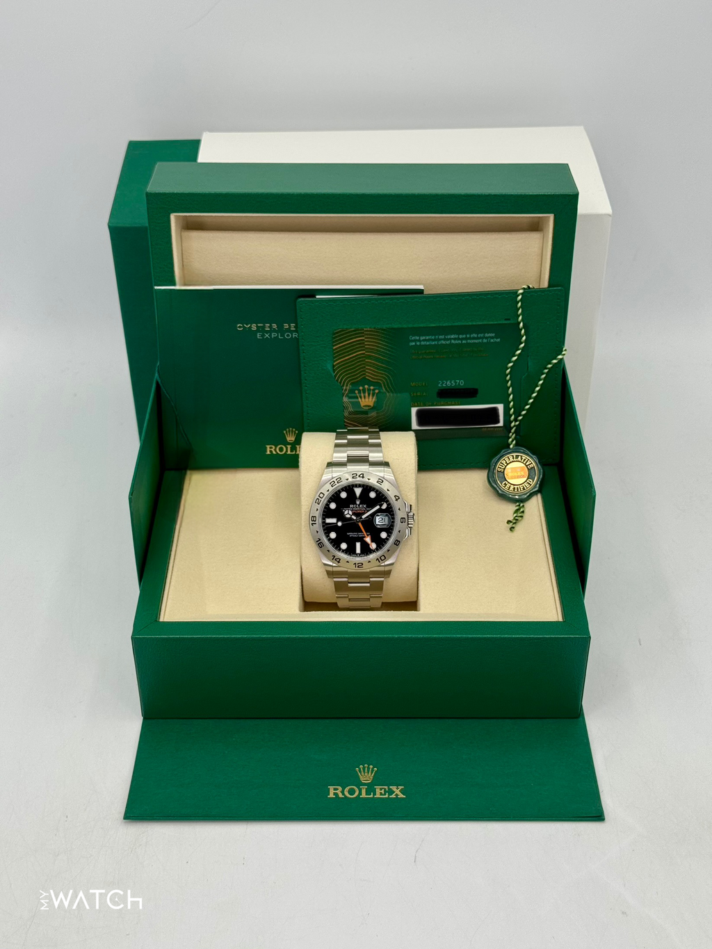 NEW 2026 Rolex Explorer II 42mm 226570 Stainless Steel Black Dial