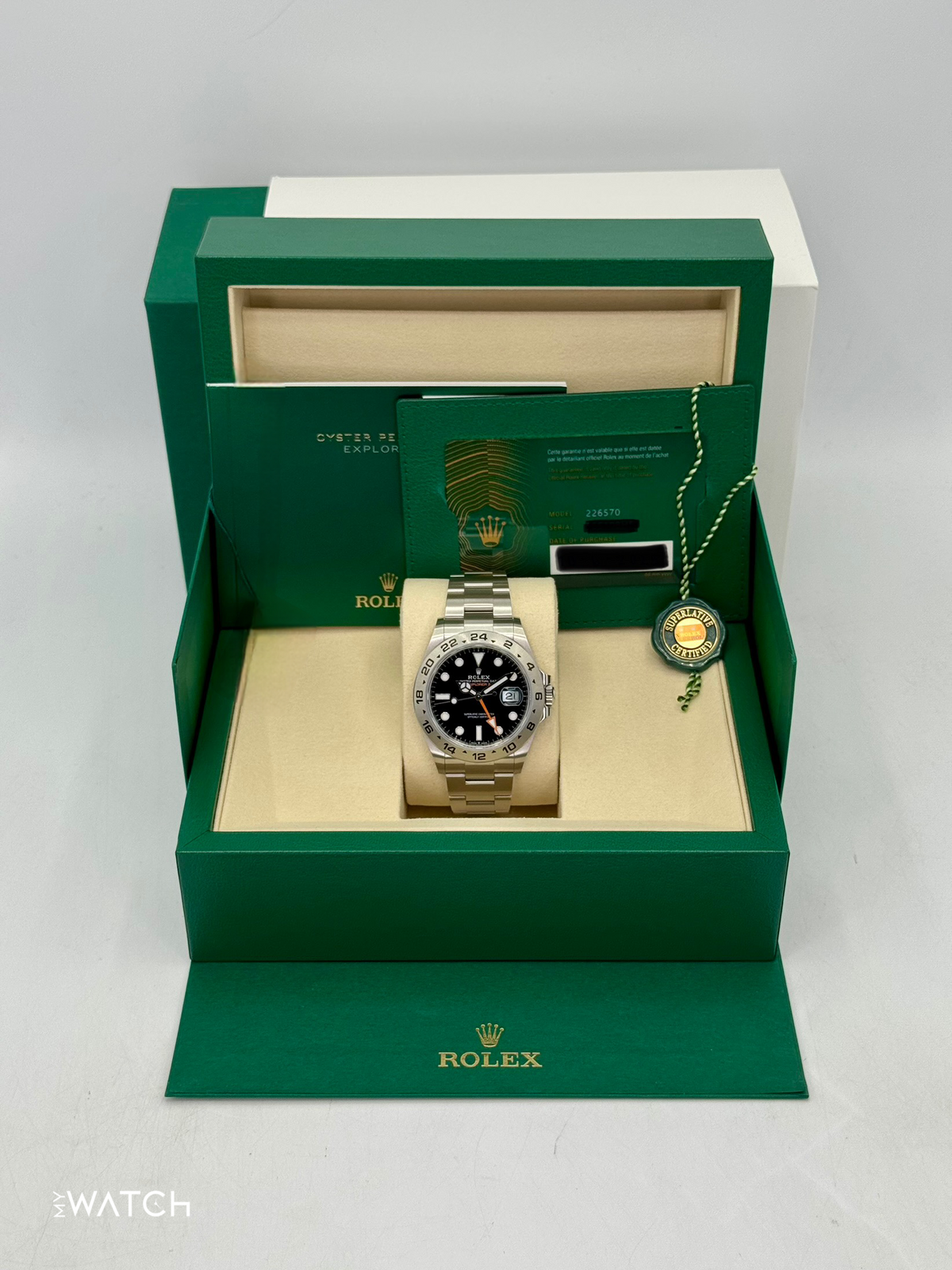 NEW 2026 Rolex Explorer II 42mm 226570 Stainless Steel Black Dial