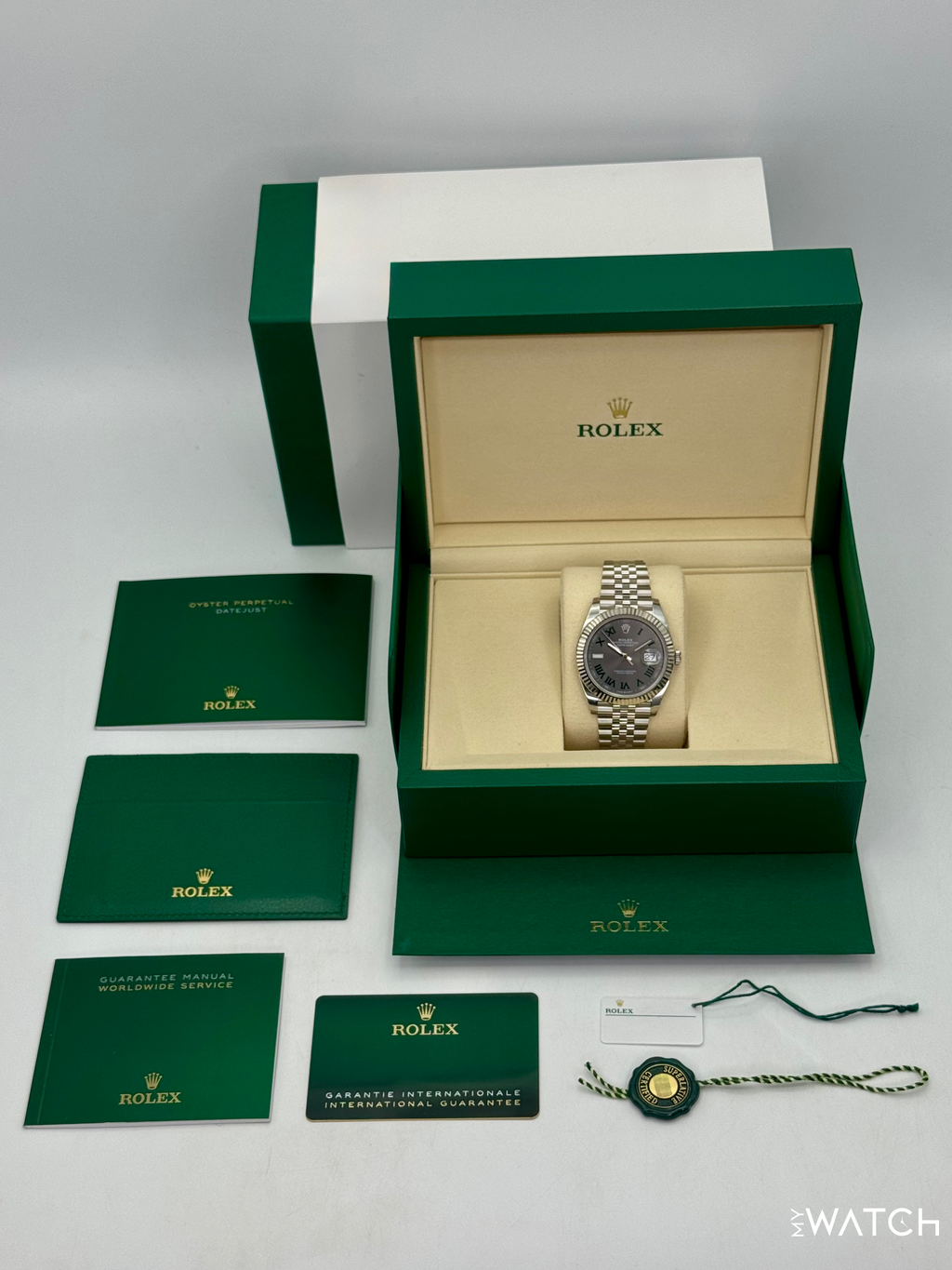 NEW 2026 Rolex Datejust 41mm 126334 Jubilee Wimbledon Dial