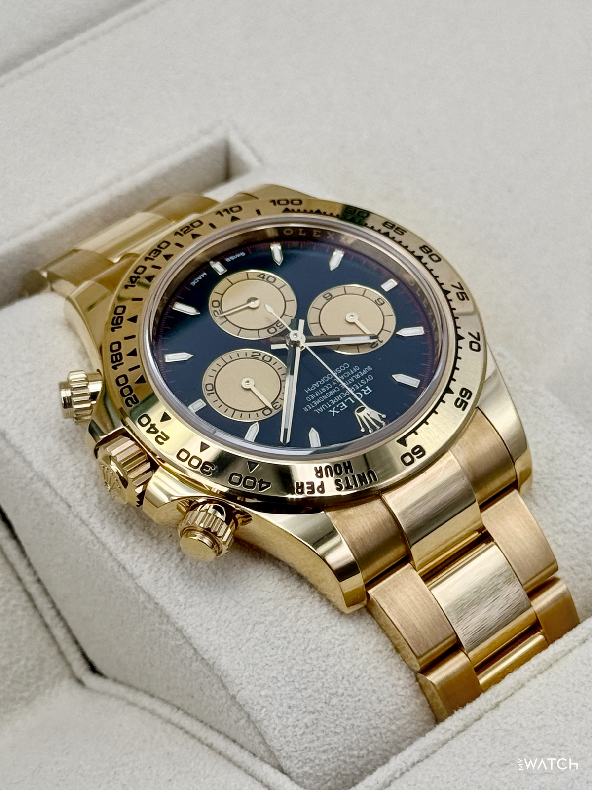 2024 Rolex Daytona "Paul Newman" 40mm 126508 Yellow Gold Black Dial