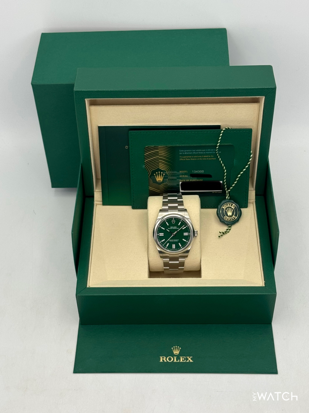 NEW 2026 Rolex Oyster Perpetual 41mm 134300 Green Dial