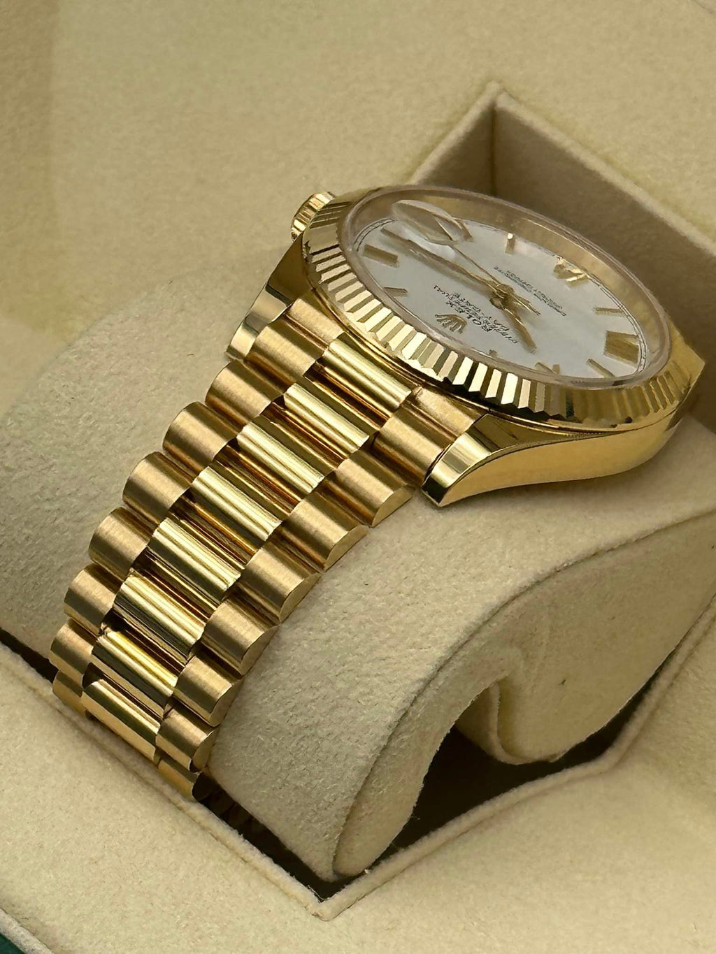 2019 Rolex Day-Date 40mm 228238 Presidential White Dial