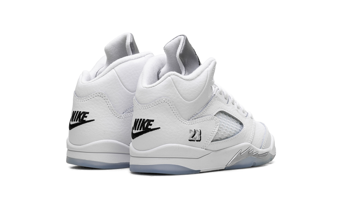 Air Jordan 5 Retro OG PS "White Metallic (2026)" HQ7979 103