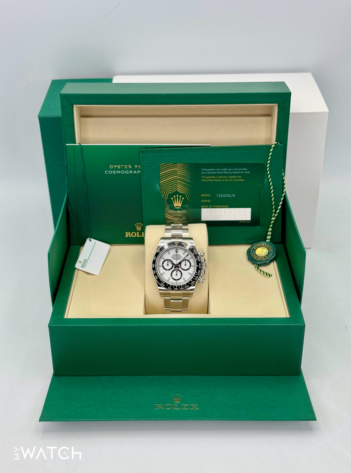 NEW 2025 Rolex Daytona 40mm 126500LN Stainless Steel Panda Dial