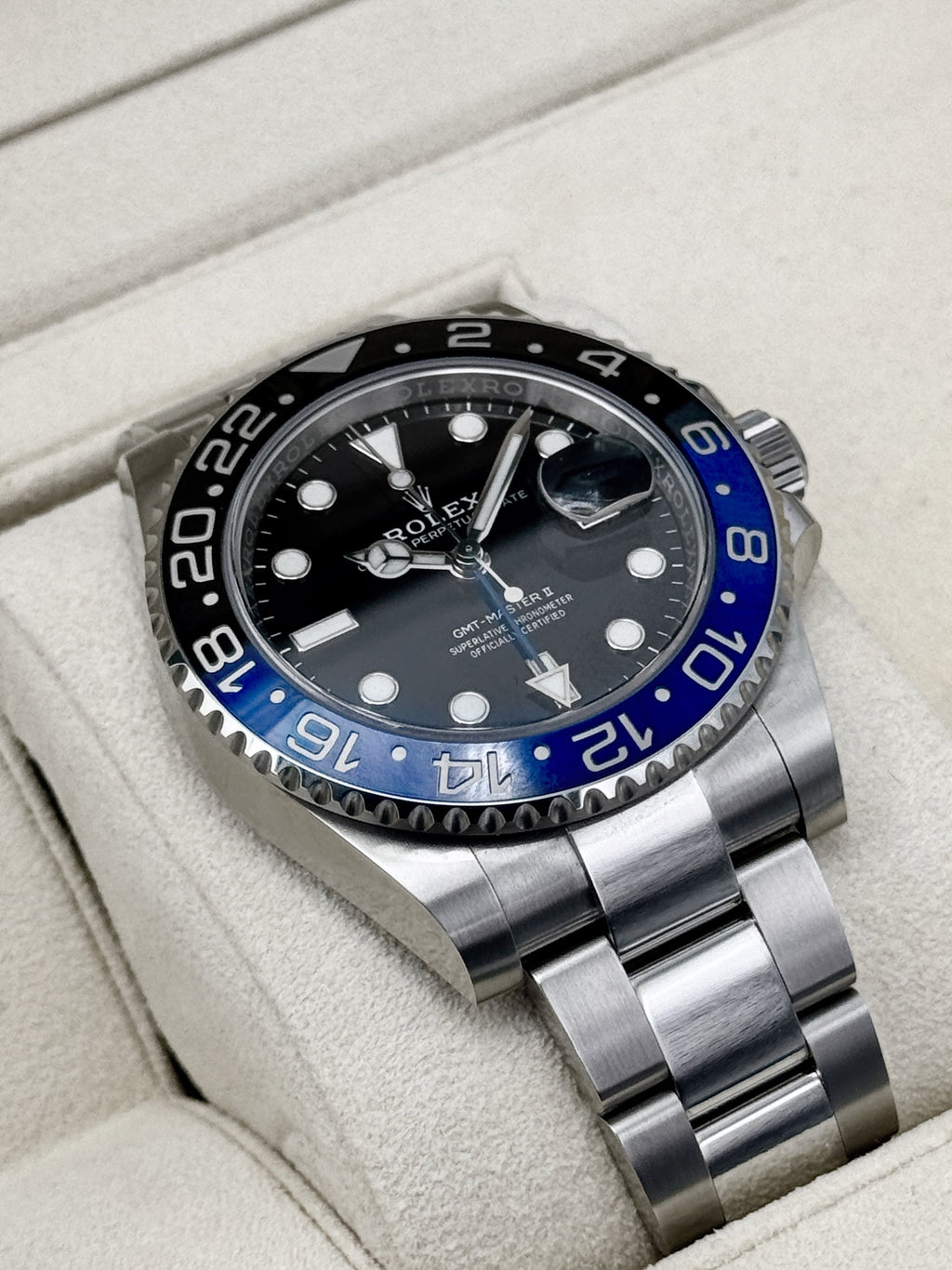 2022 Rolex GMT-Master II "Batman" 40mm 126710BLNR Oyster