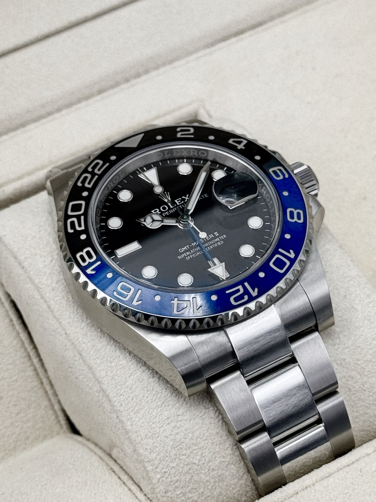 2022 Rolex GMT-Master II "Batman" 40mm 126710BLNR Oyster