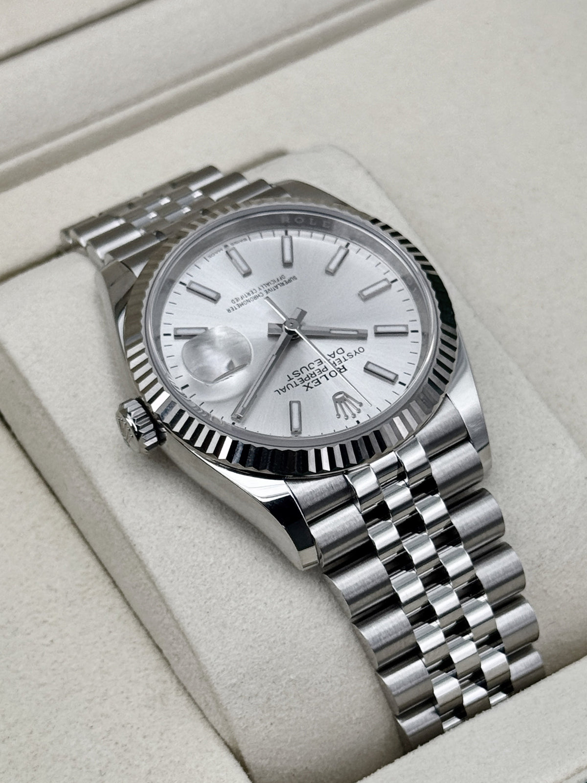 NEW 2026 Rolex Datejust 36mm 126234 Stainless Steel Jubilee Silver Dial
