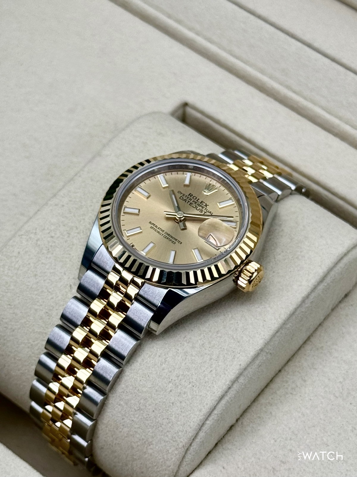 NEW 2026 Rolex Lady Datejust 28mm 279173 Jubilee Champagne Dial