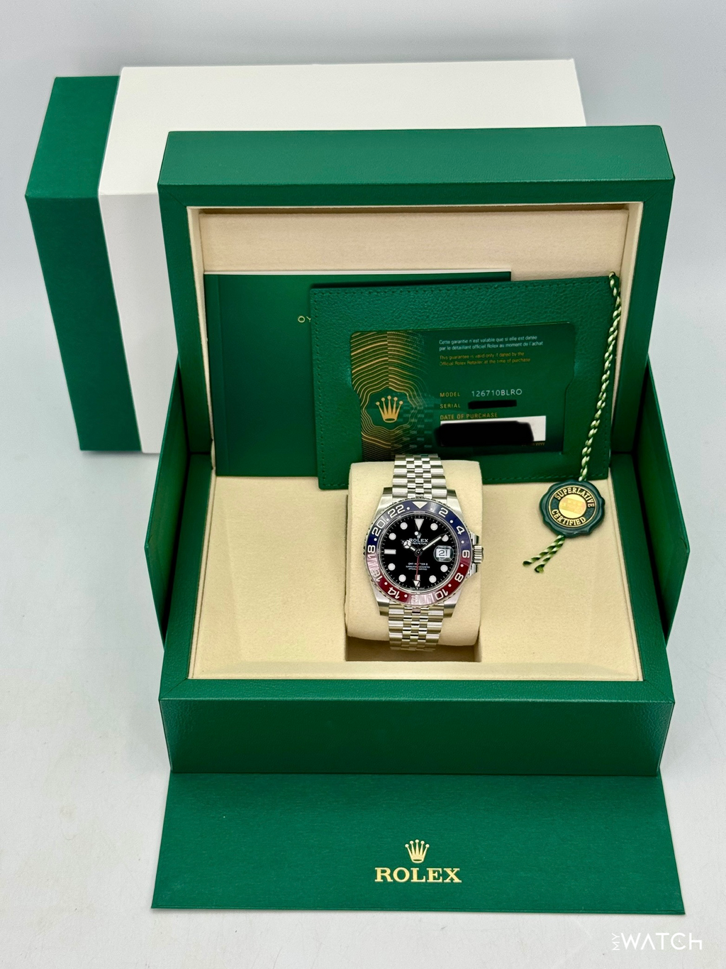 NEW 2025 Rolex GMT-Master II "Pepsi" 40mm 126710BLRO Jubilee