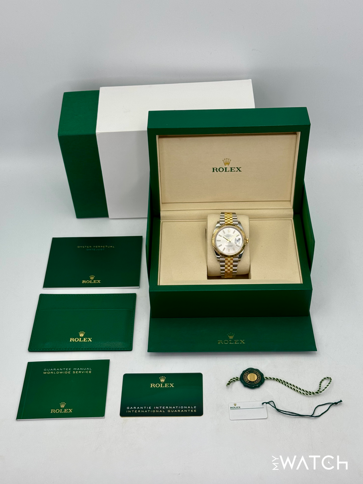 NEW 2025 Rolex Datejust 41mm 126333 Two-Tone Jubilee Silver Dial