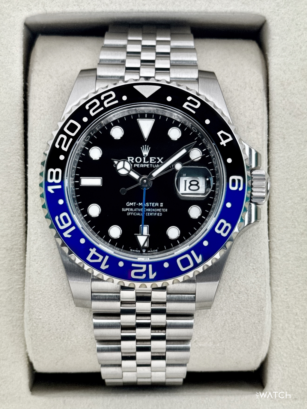 NEW 2026 Rolex GMT-Master II "Batgirl" 40mm 126710BLNR Jubilee (STICKERED)