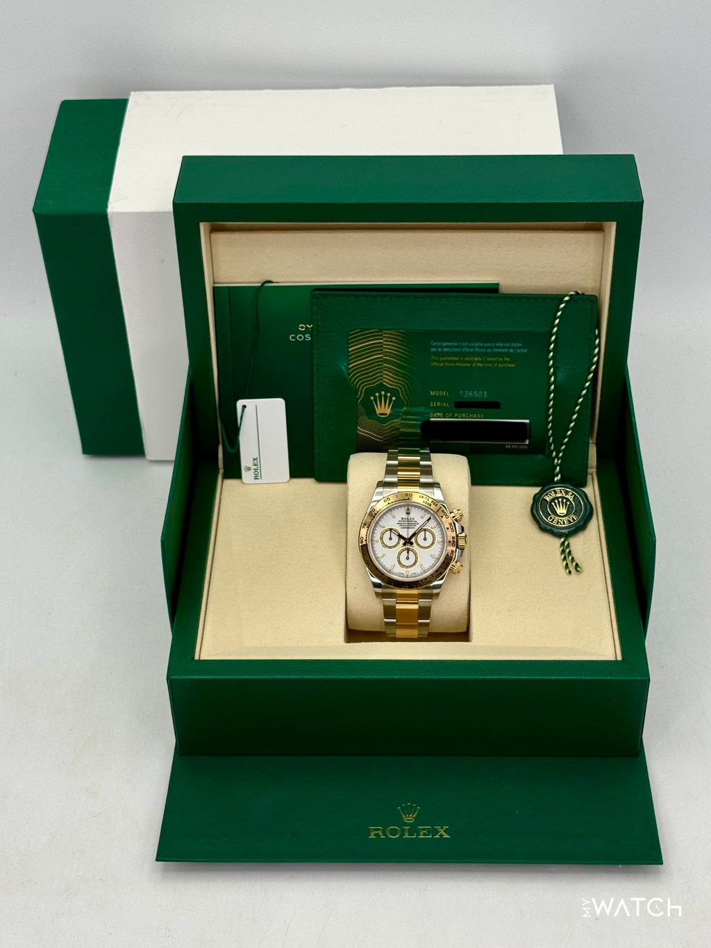 2025 Rolex Daytona 40mm 126503 Two-Tone White Dial