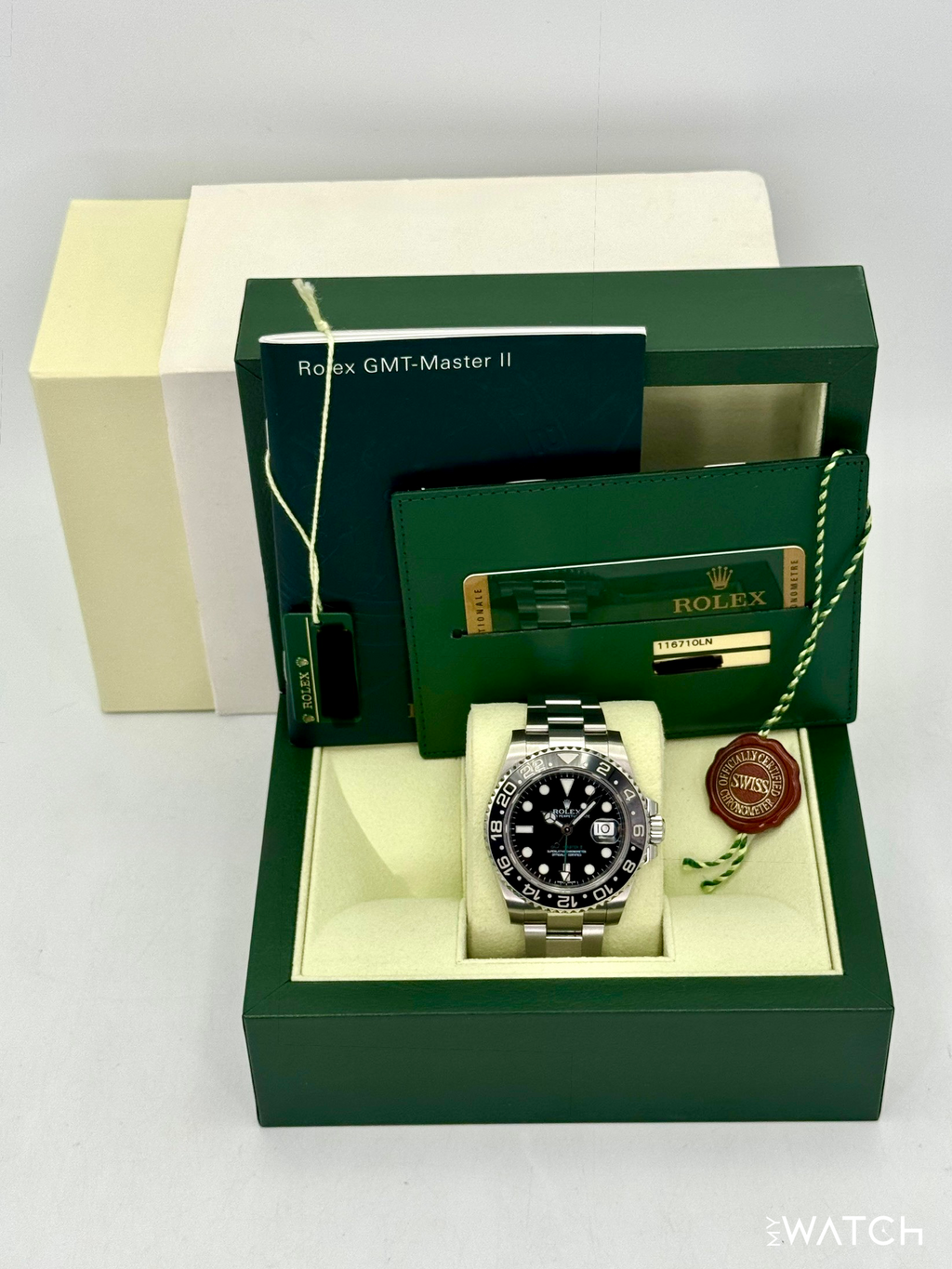 2014 Rolex GMT-Master II 40mm 116710LN Stainless Steel Black Dial