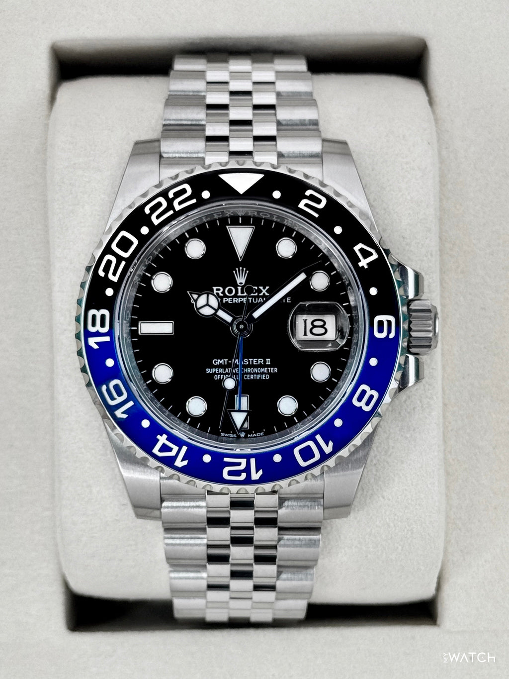 NEW 2026 Rolex GMT-Master II "Batgirl" 40mm 126710BLNR Jubilee (STICKERED)