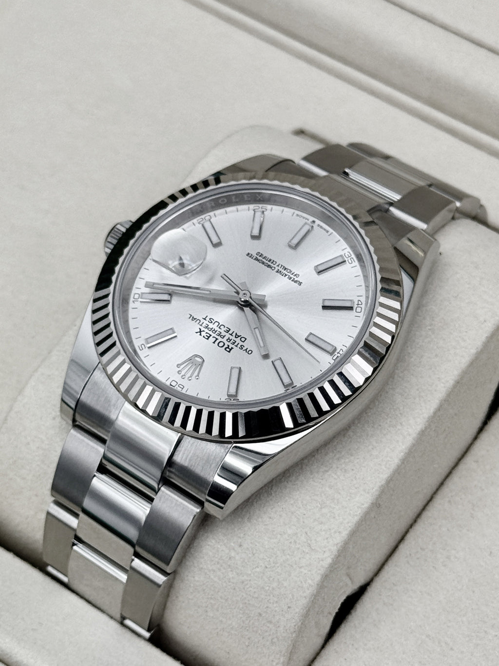 NEW 2026 Rolex Datejust 41mm 126334 Stainless Steel Oyster Silver Dial