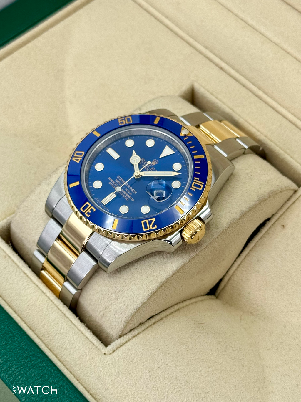2016 Rolex Submariner "Bluesy" 40mm 116613LB Two-Tone Blue Dial