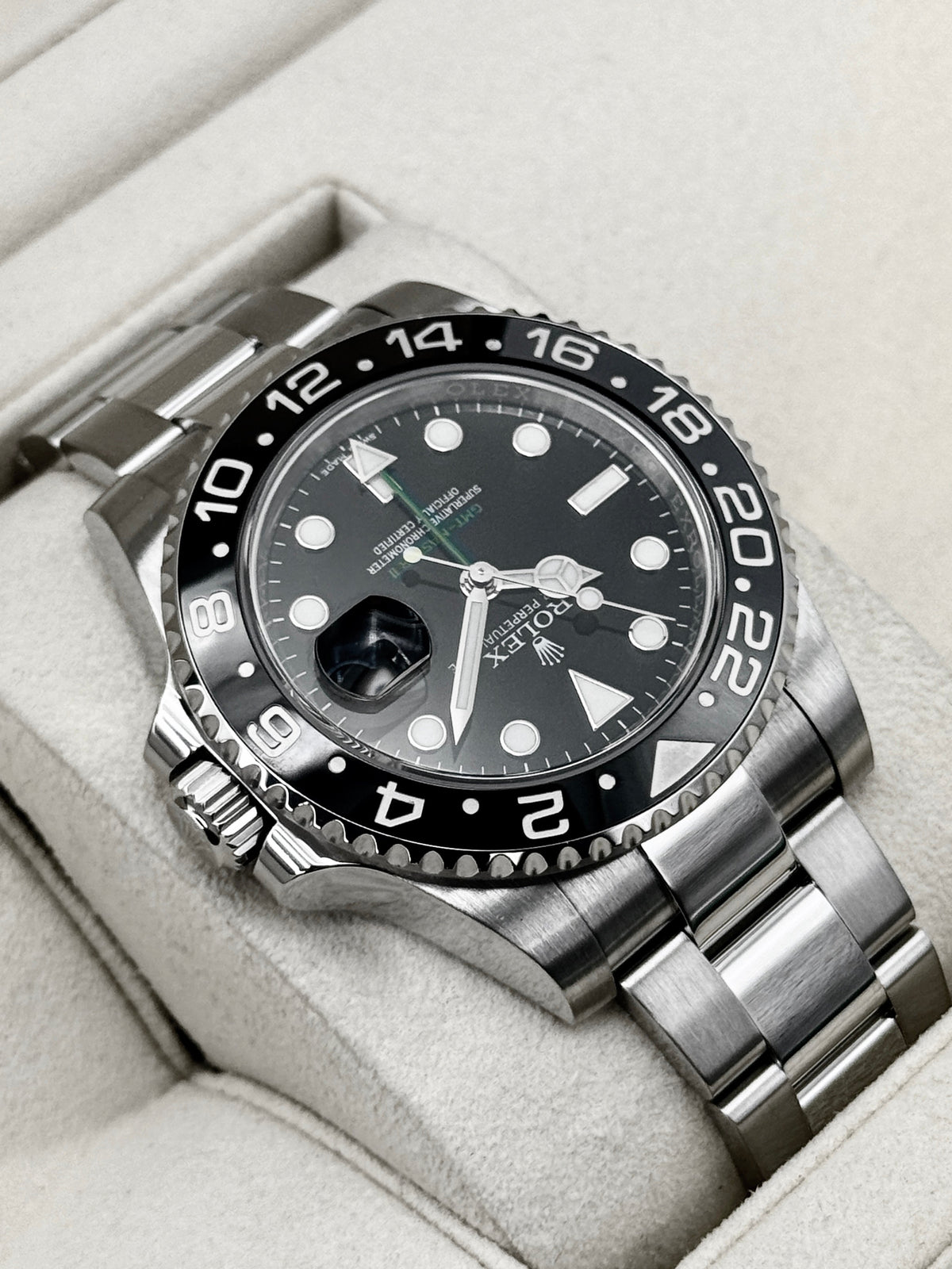 2016 Rolex GMT-Master II 40mm 116710LN Stainless Steel Black Dial