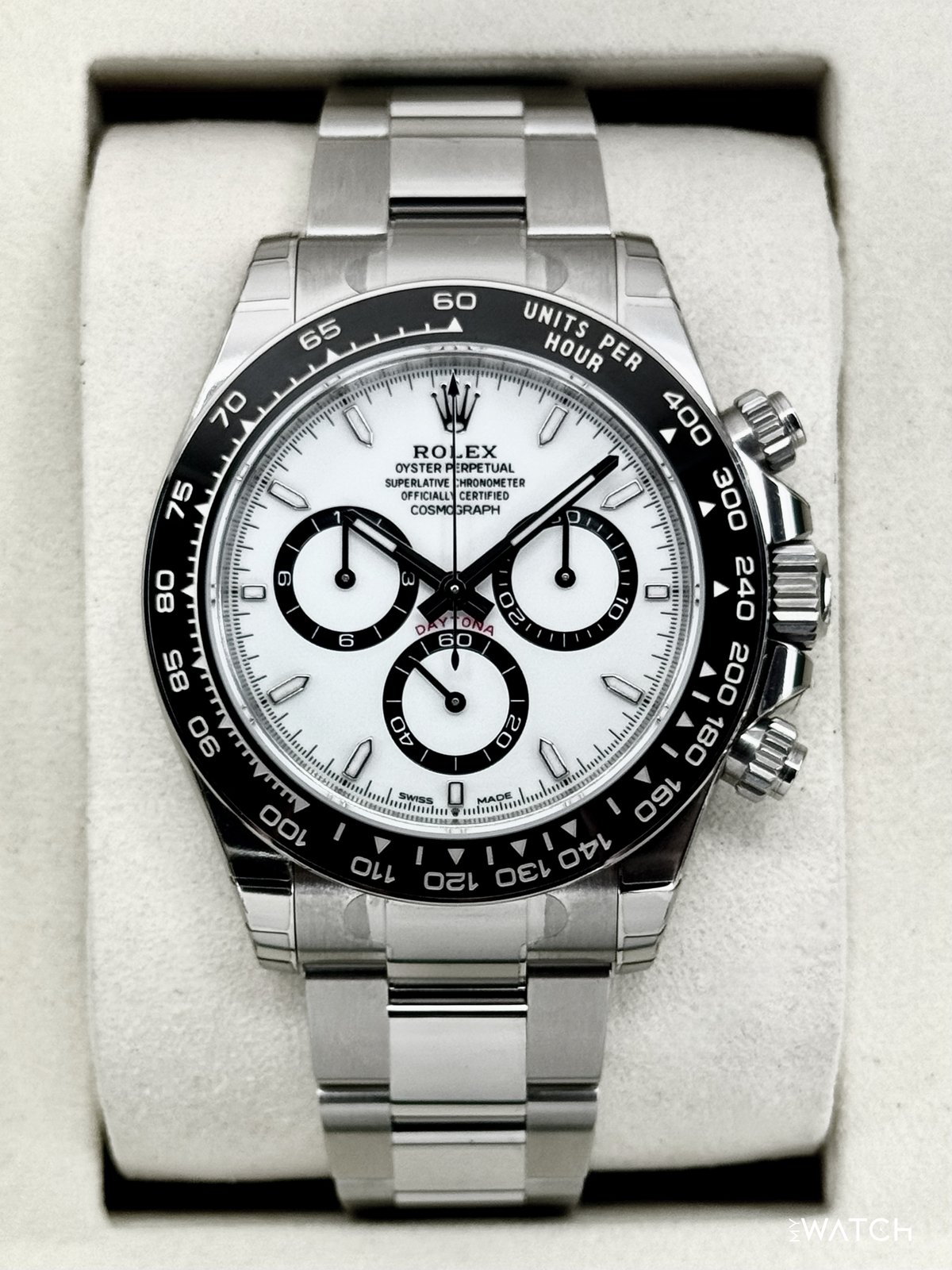 NEW 2026 Rolex Daytona 40mm 126500LN Stainless Steel Panda Dial (STICKERED)