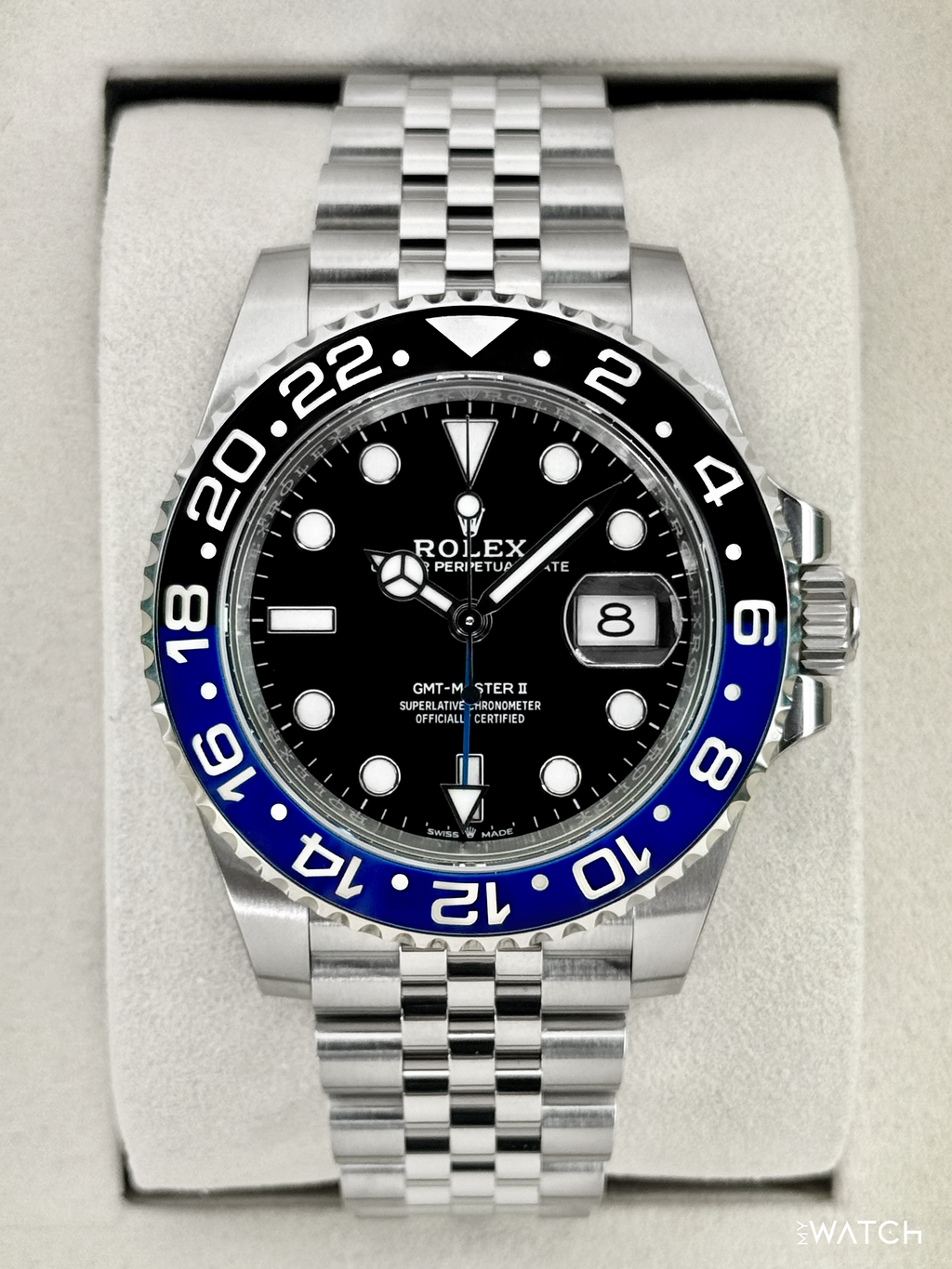NEW 2026 Rolex GMT-Master II "Batgirl" 40mm 126710BLNR Jubilee