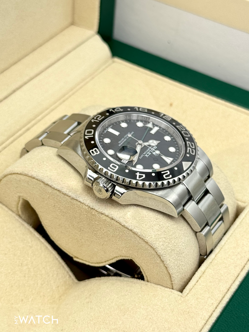 2019 Rolex GMT-Master II 40mm 116710LN Stainless Steel Black Dial