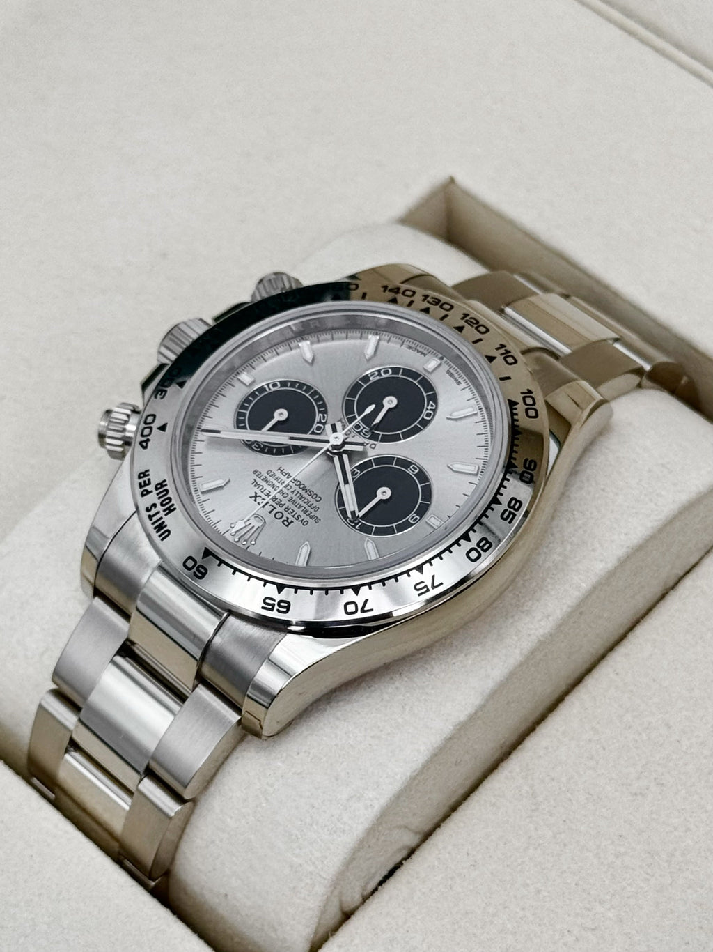 NEW 2026 Rolex Daytona 40mm 126509 White Gold Silver Ghost Dial