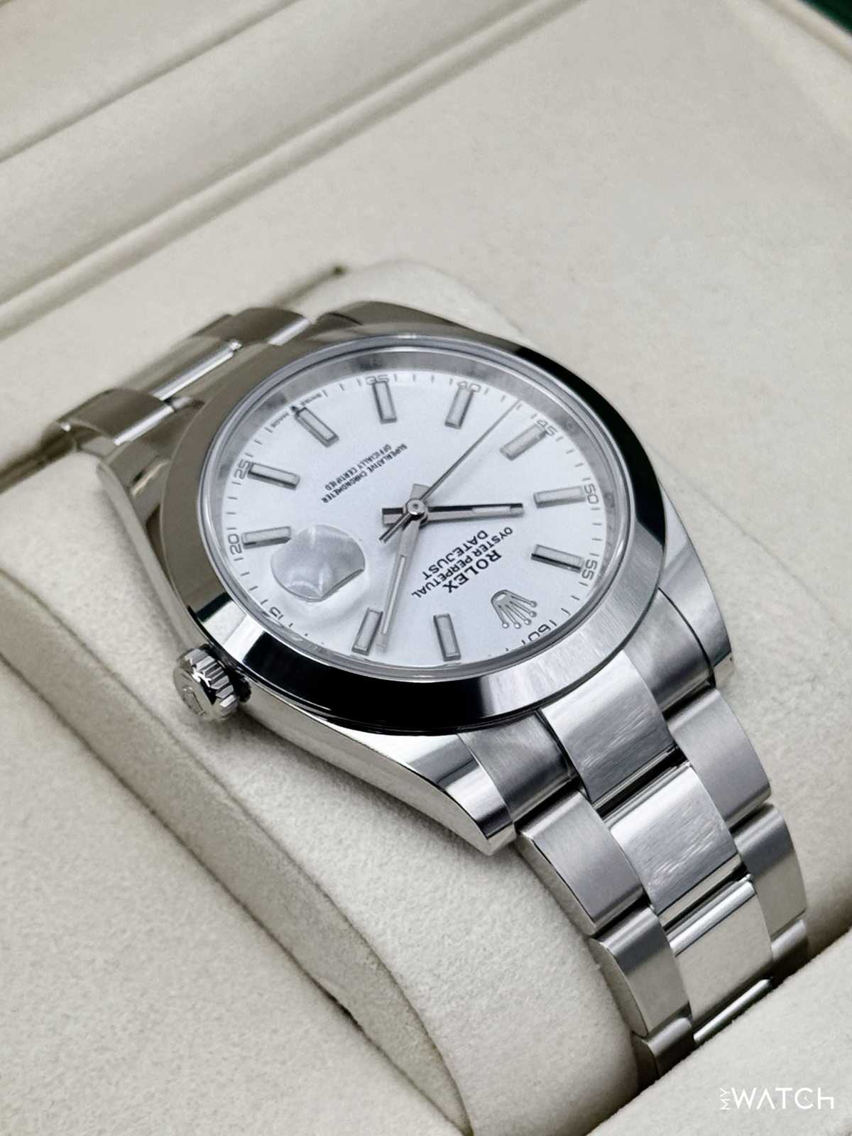 NEW 2026 Rolex Datejust 41mm 126300 Stainless Steel Oyster White Dial