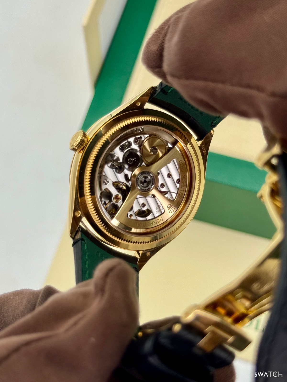 2024 Rolex 1908 39mm 52508 Yellow Gold Black Dial