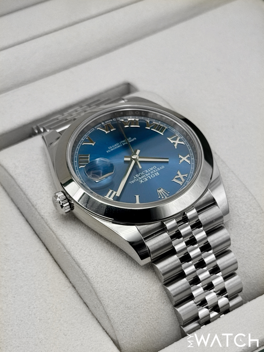 NEW 2026 Rolex Datejust 41mm 126300 Stainless Steel Jubilee Blue Roman Numeral Dial