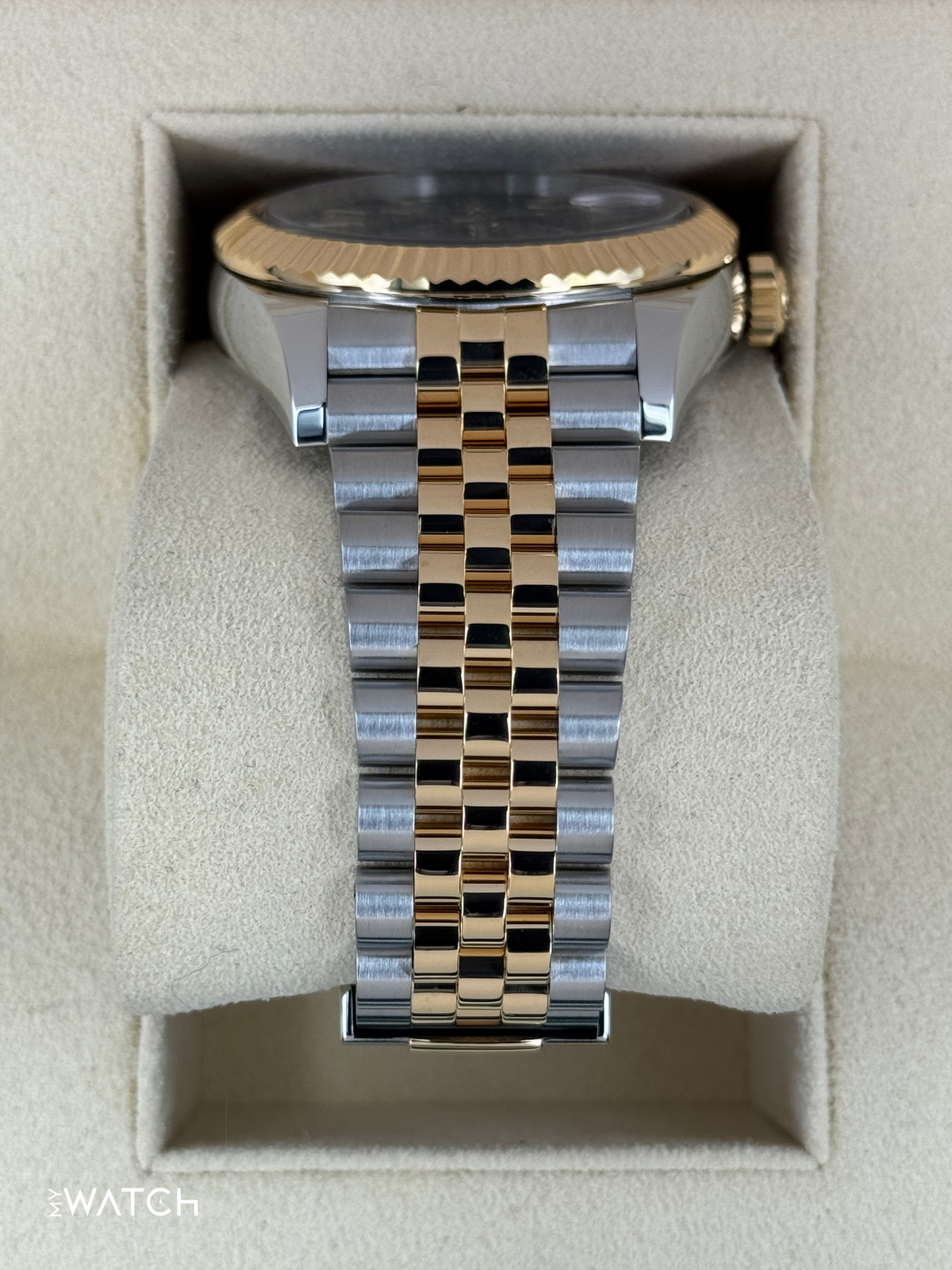 2022 Rolex Sky-Dweller 42mm 326933 Two-Tone Jubilee Black Dial