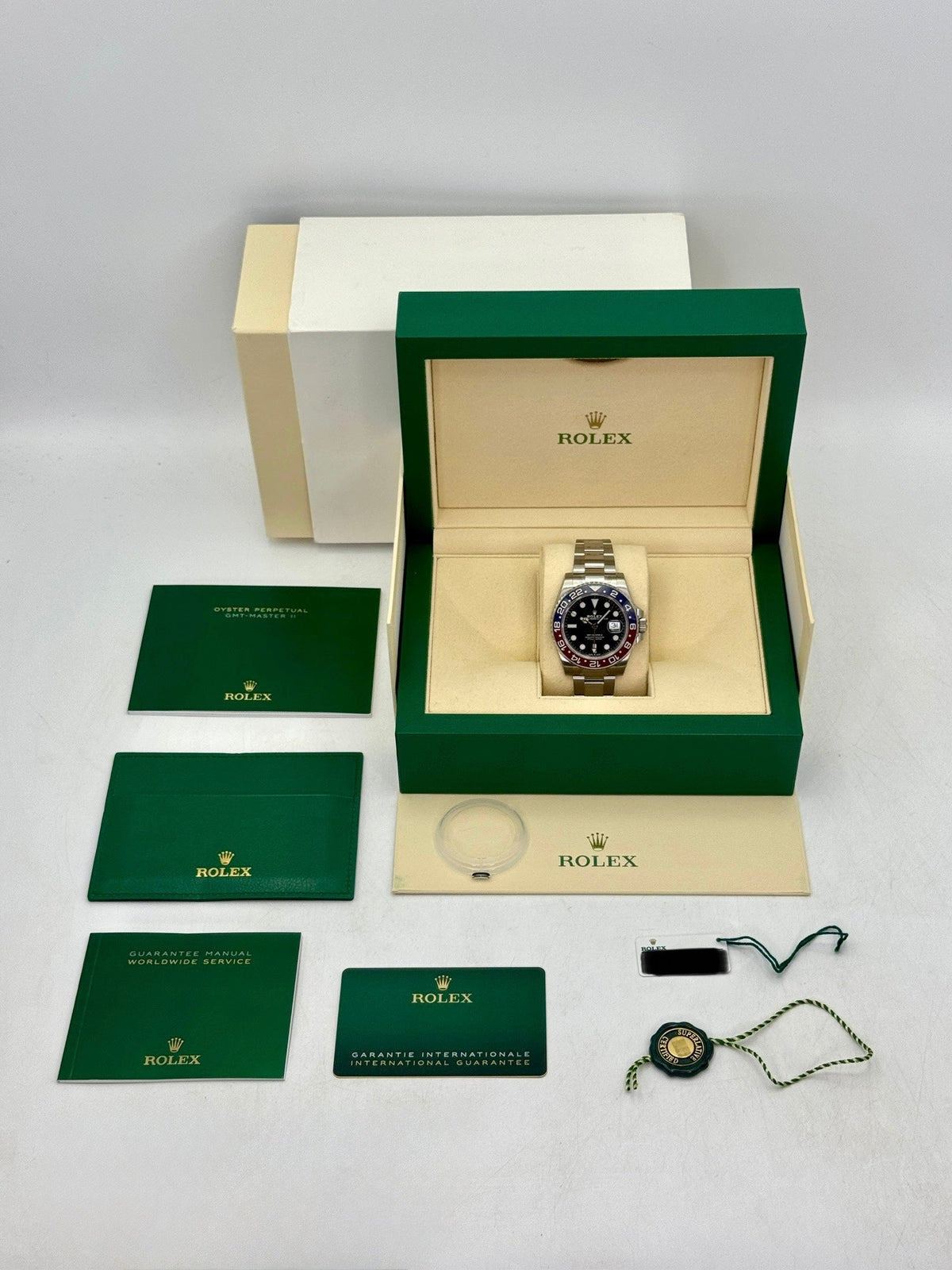 NEW OLD STOCK 2021 Rolex GMT-Master II "Pepsi" 40mm 126710BLRO Oyster (STICKERED)