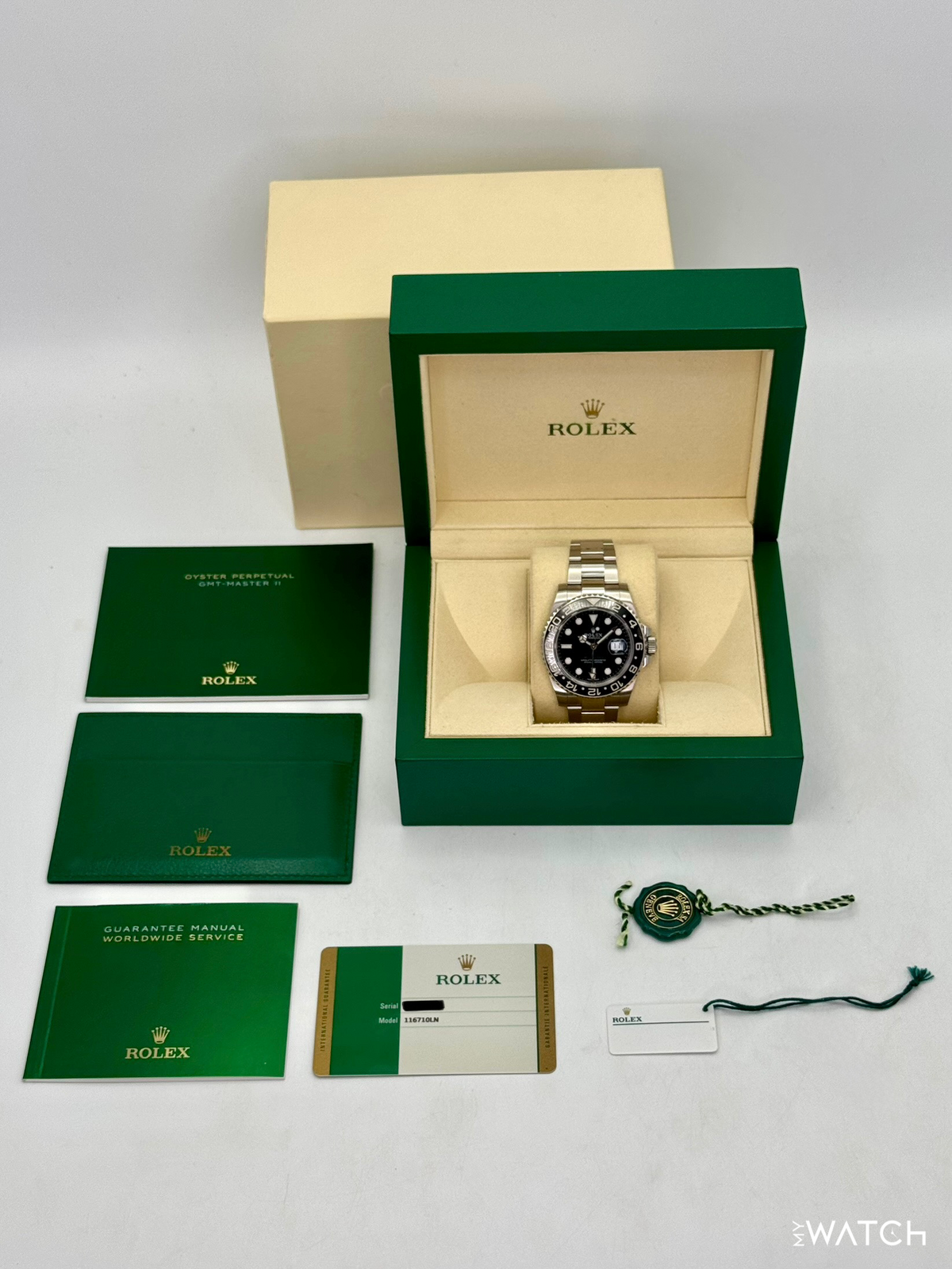2018 Rolex GMT-Master II 40mm 116710LN Stainless Steel Black Dial