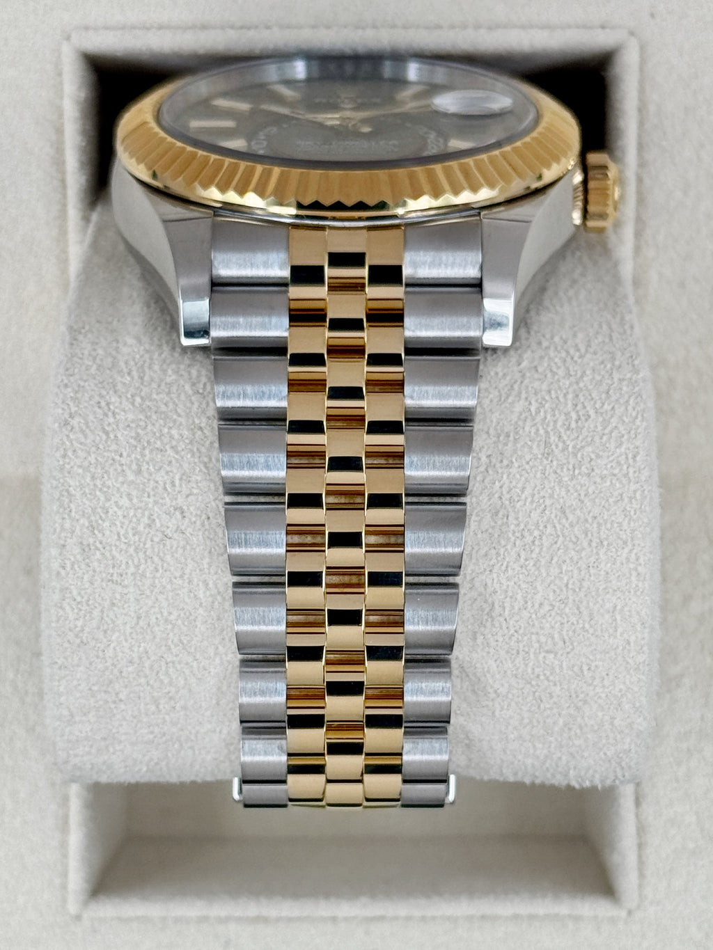 2025 Rolex Sky-Dweller 42mm 336933 Two-Tone Jubilee Black Dial