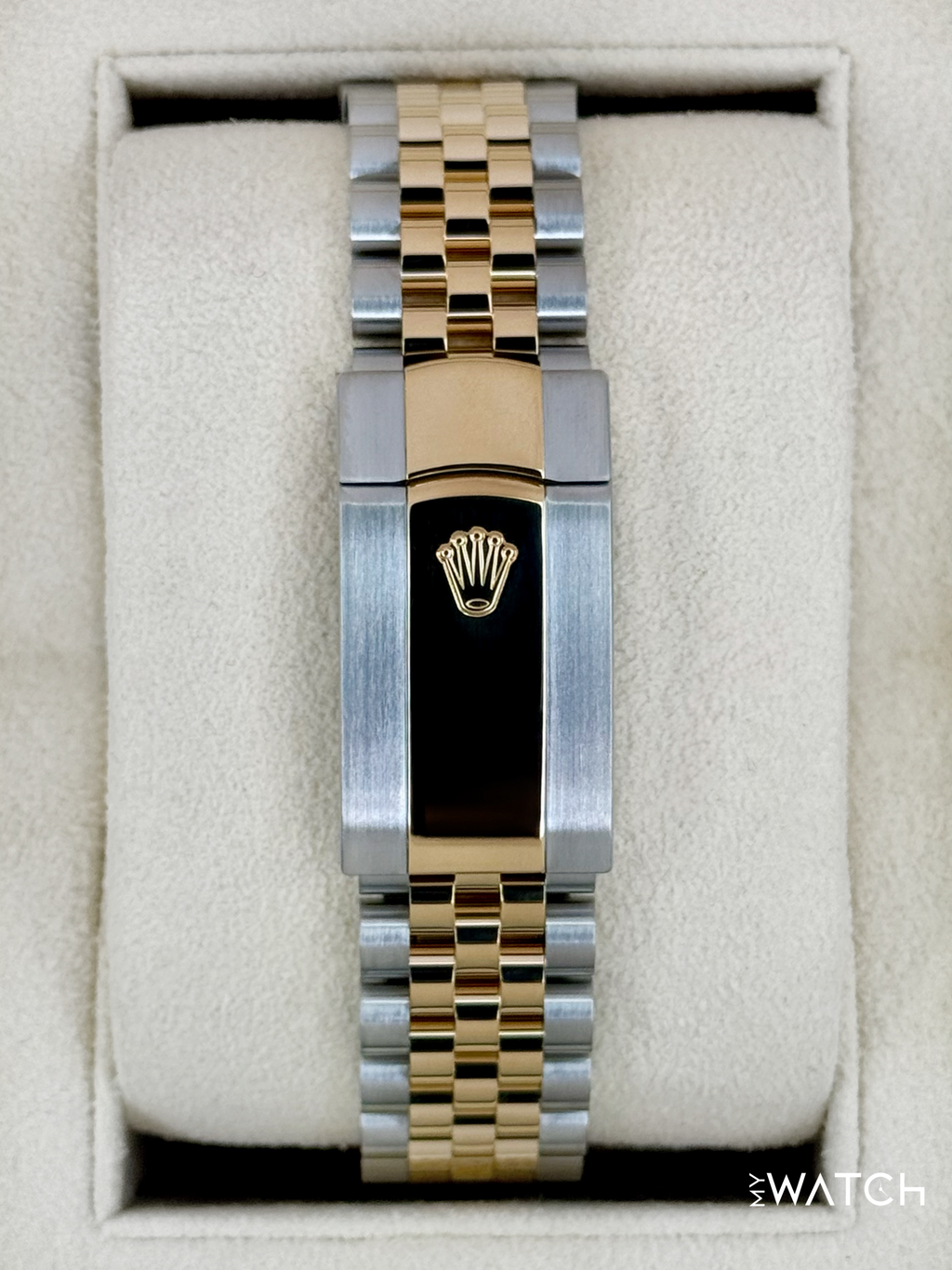 2024 Rolex Datejust 36mm 126233 Two-Tone Jubilee Black Diamond Dial
