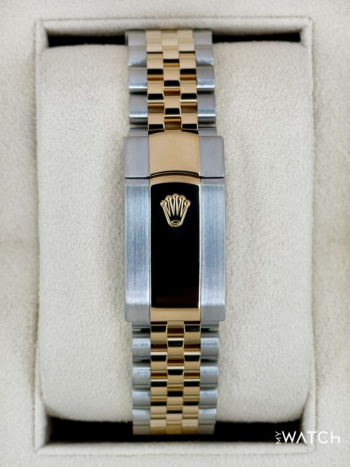 2024 Rolex Datejust 36mm 126233 Two-Tone Jubilee Black Diamond Dial