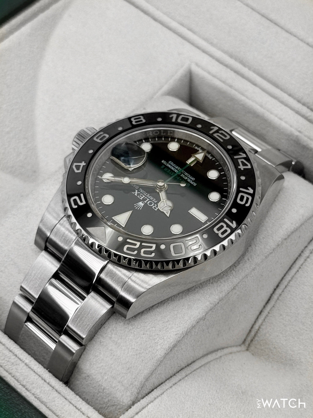 2016 Rolex GMT-Master II 40mm 116710LN Stainless Steel Black Dial