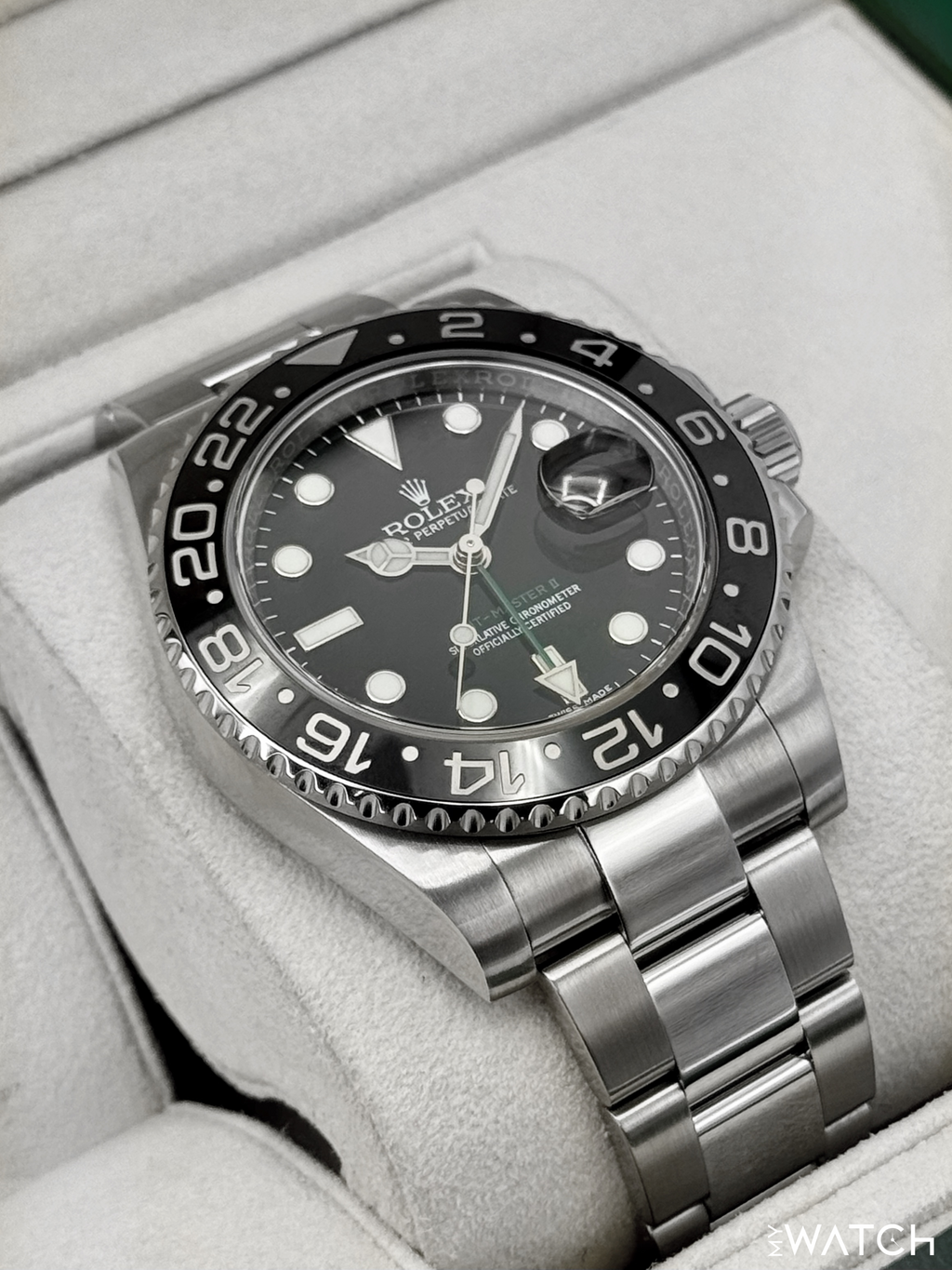 2015 Rolex GMT-Master II 40mm 116710LN Stainless Steel Black Dial