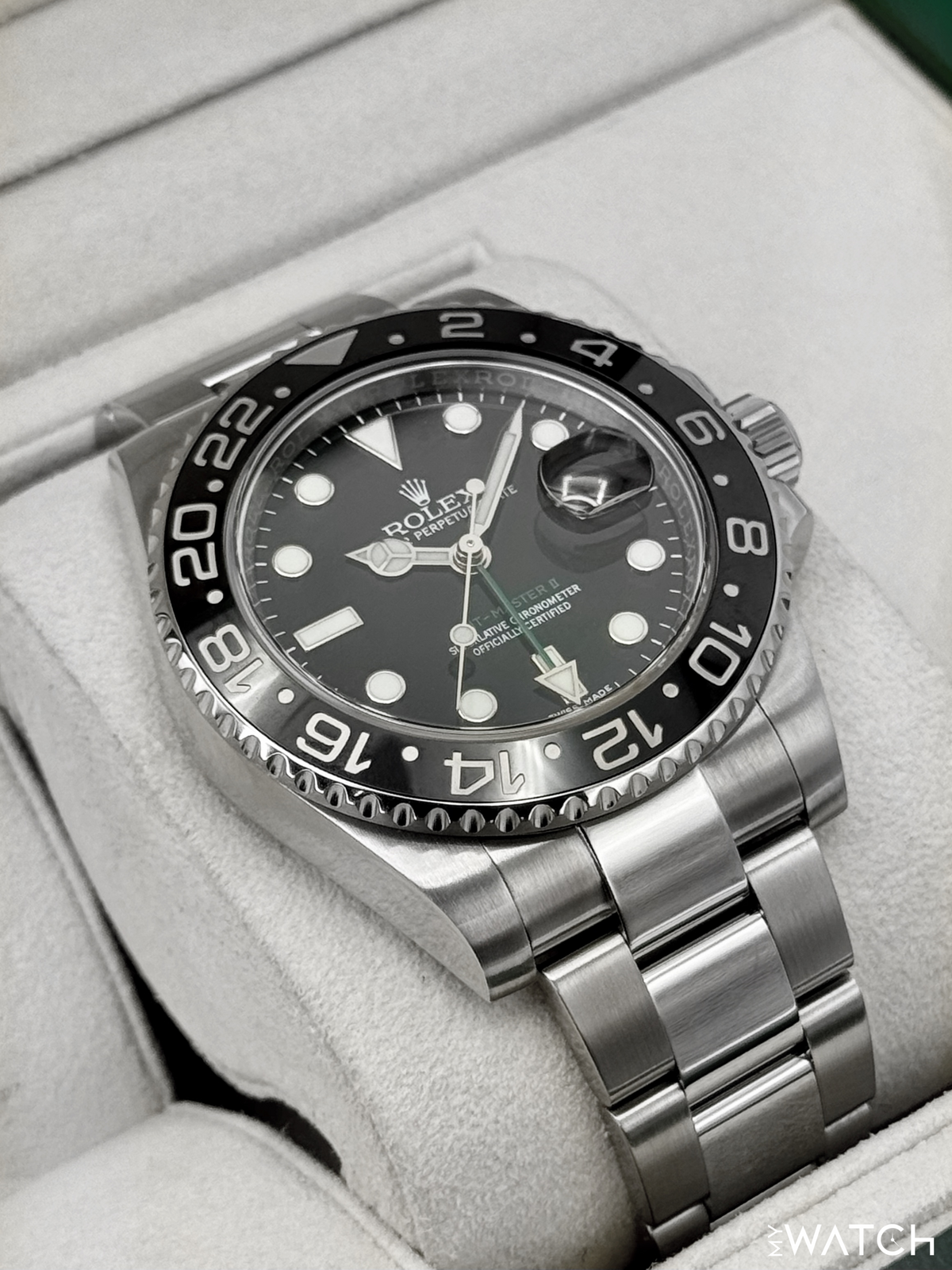2015 Rolex GMT-Master II 40mm 116710LN Stainless Steel Black Dial