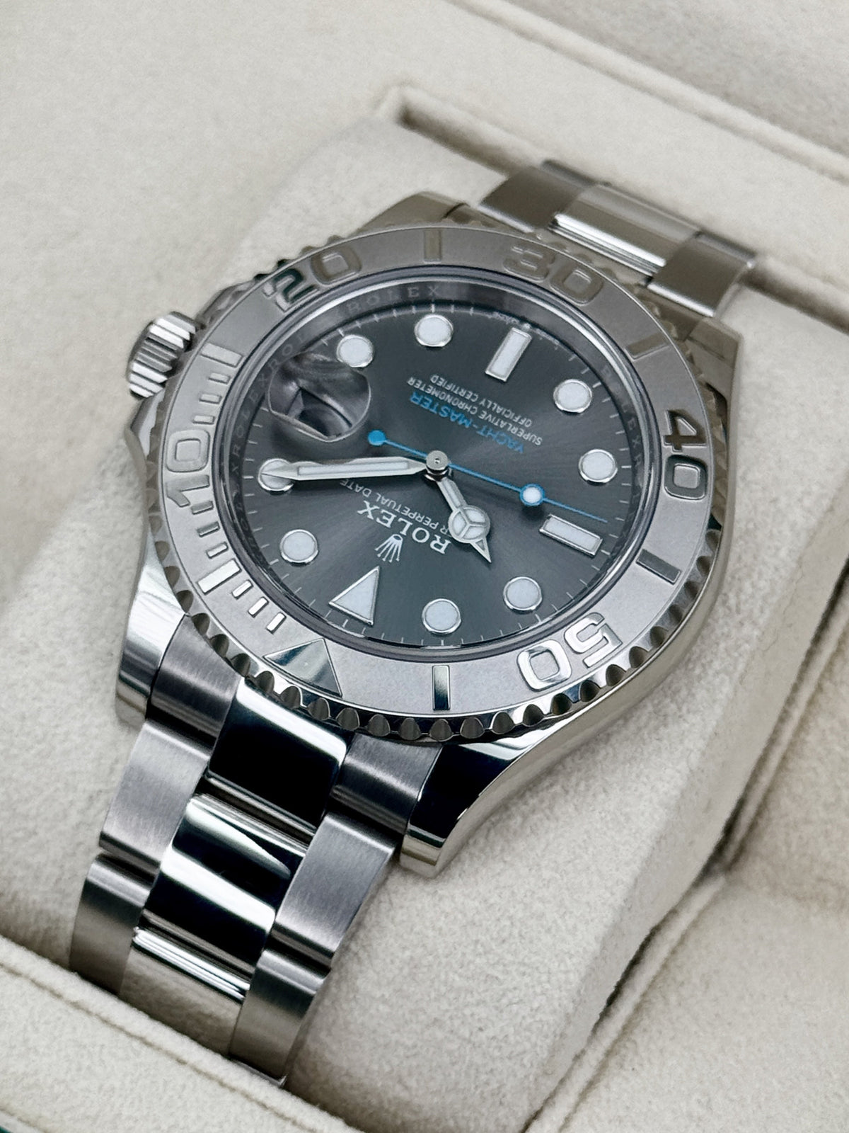 2023 Rolex Yacht-Master 40mm 126622 Stainless Steel Rhodium Dial