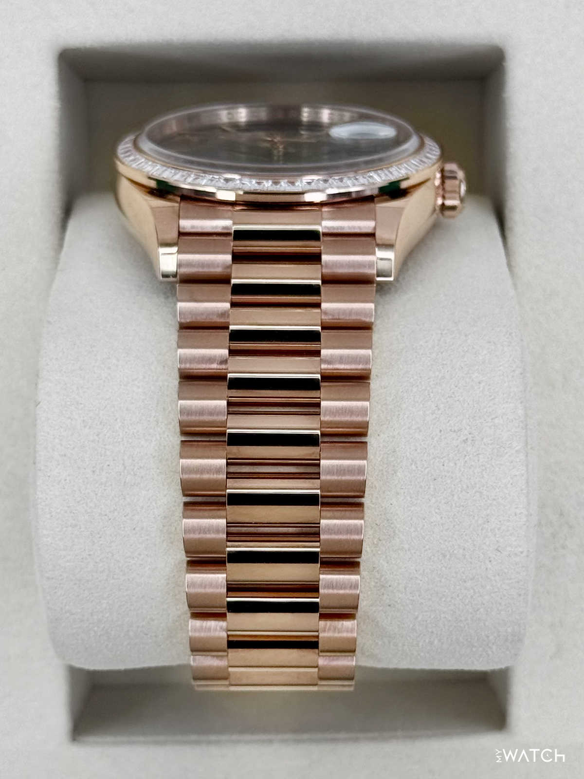 NEW 2026 Rolex Day-Date 36mm 128395TBR Presidential Rose Gold Olive Dial