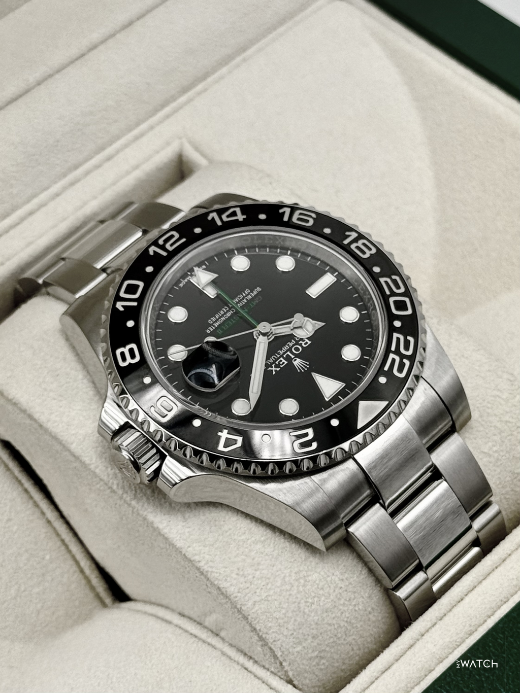 2018 Rolex GMT-Master II 40mm 116710LN Stainless Steel Black Dial
