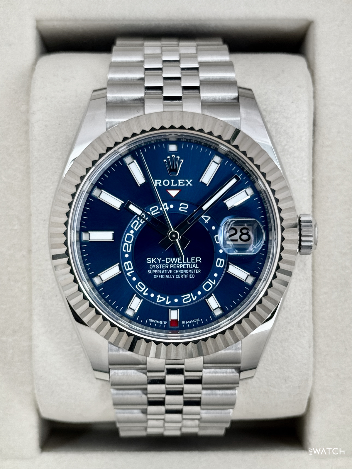 2025 Rolex Sky-Dweller 42mm 336934 Jubilee Blue Dial
