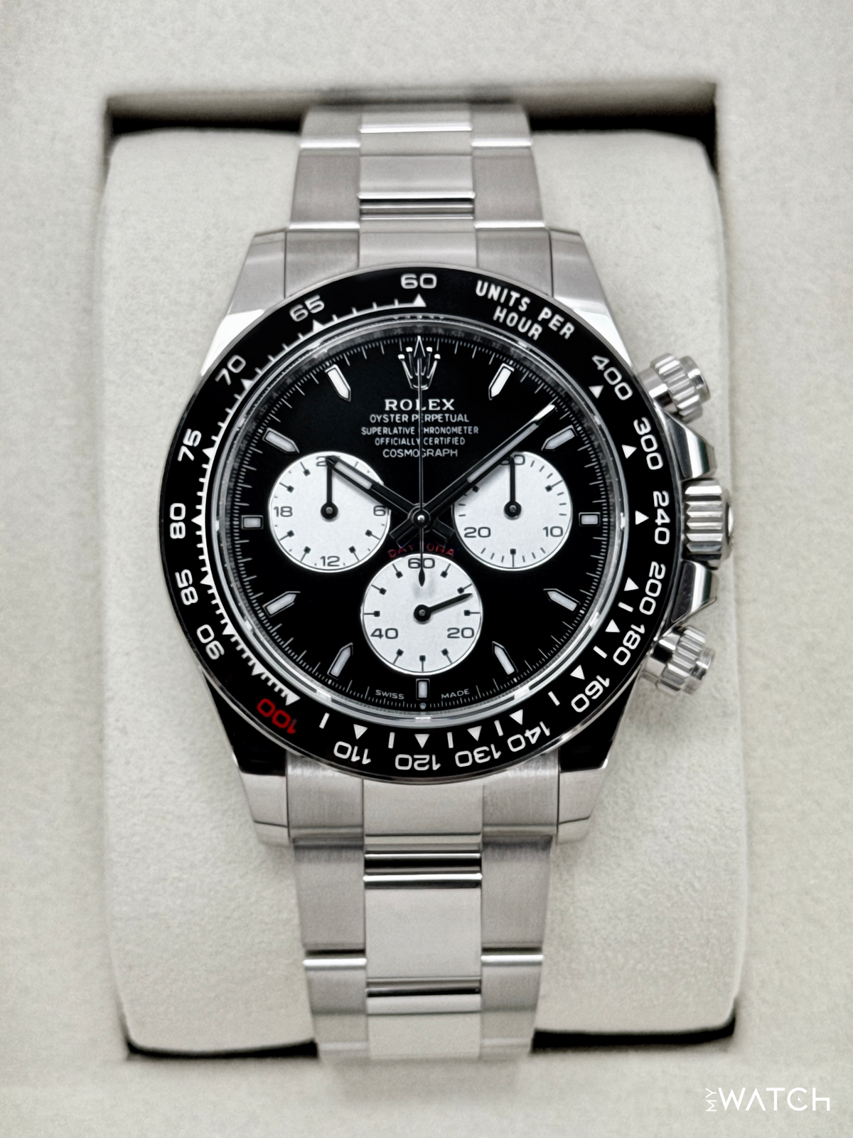 NEW Rolex Daytona "Le Mans" 40mm 126529LN White Gold Black Dial